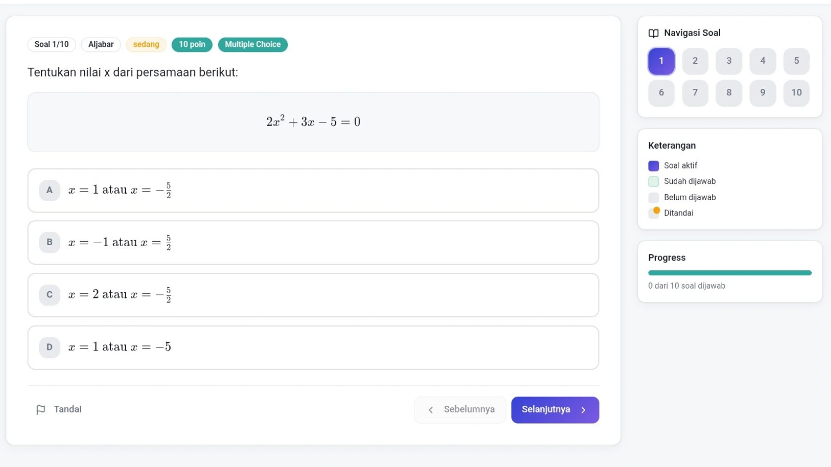 Support Rumus Kompleks LaTeX & MathJax - Jasa Pembuatan Aplikasi Tes Matematika